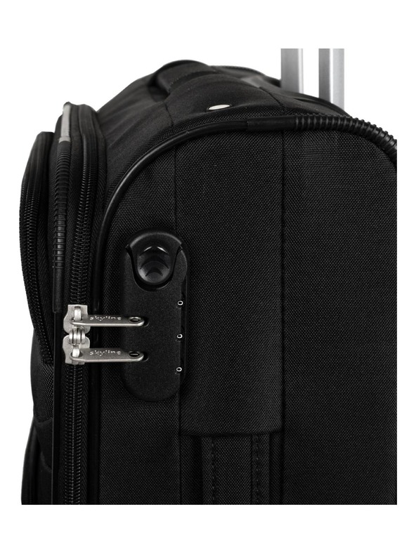 Skyline Cestovní kufr Skyline Orlando 4w S Black