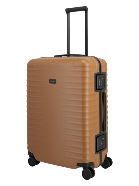 Titan Cestovní kufr Titan Overseas M plus Canyon bronze