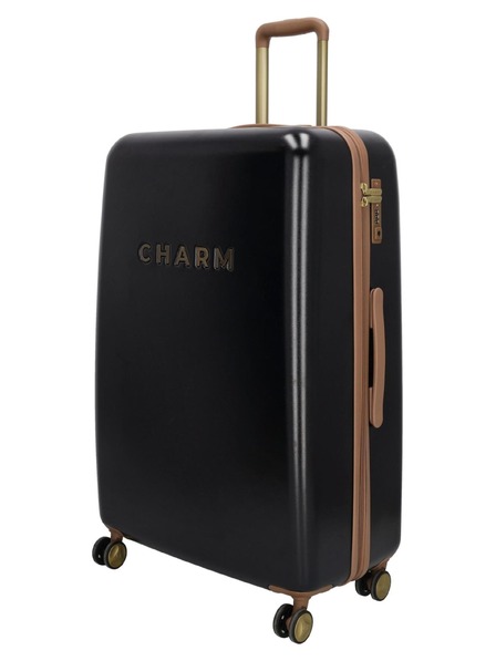 Charm London Cestovní kufr Charm London Capetown L Black