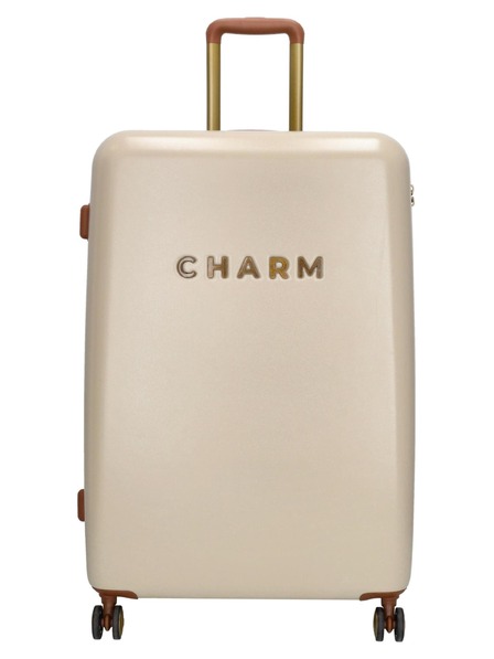 Charm London Cestovní kufr Charm London Capetown L Beige