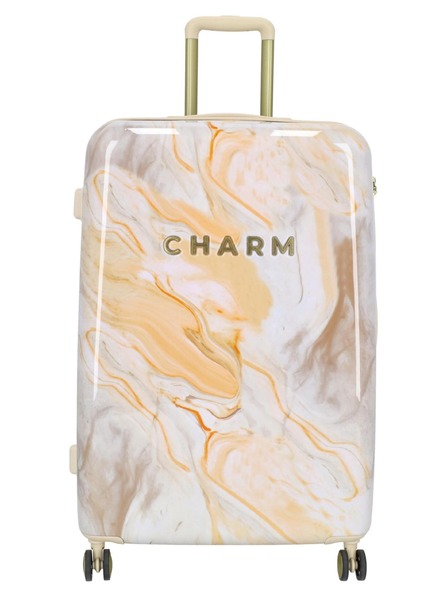 Charm London Cestovní kufr Charm London 23169 L Cream