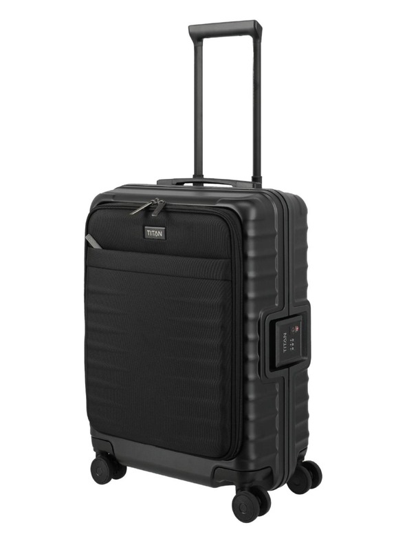 Titan Cestovní kufr Titan Overseas S Front pocket Nightshade black
