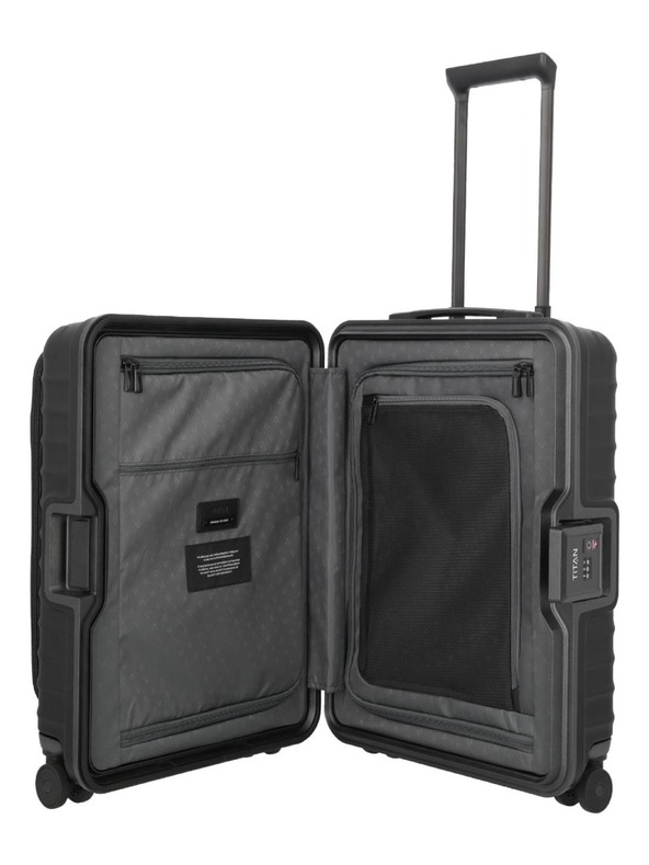 Titan Cestovní kufr Titan Overseas S Front pocket Nightshade black