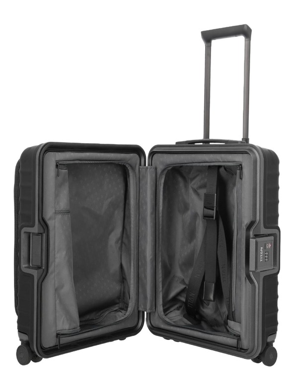 Titan Cestovní kufr Titan Overseas S Front pocket Nightshade black