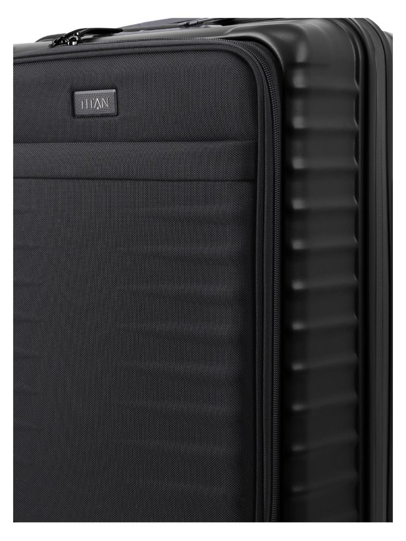 Titan Cestovní kufr Titan Upgrade S23 Front pocket Nightshade black