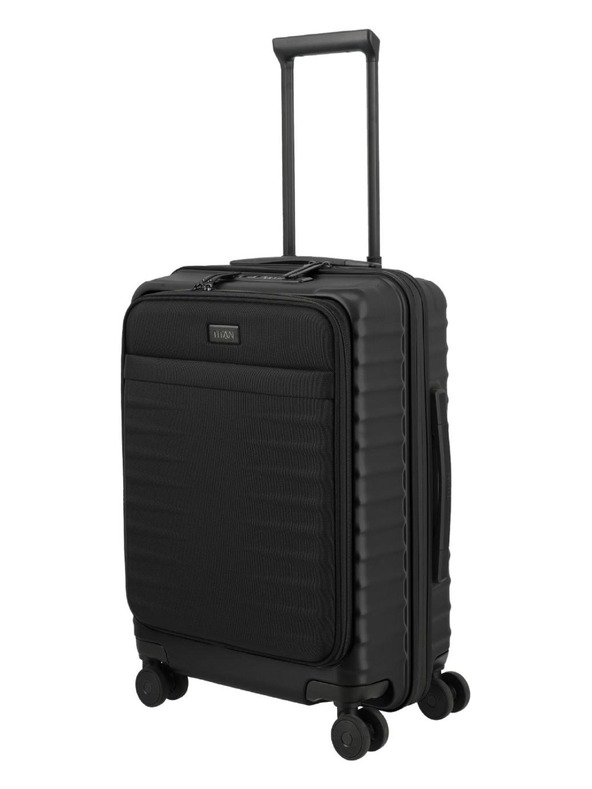 Titan Cestovní kufr Titan Upgrade S23 Front pocket Nightshade black