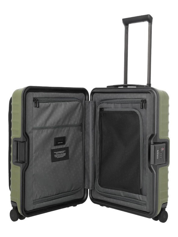 Titan Cestovní kufr Titan Overseas S Front pocket Forest green