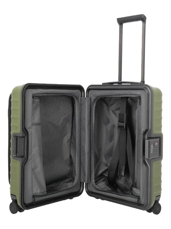 Titan Cestovní kufr Titan Overseas S Front pocket Forest green