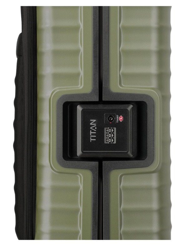 Titan Cestovní kufr Titan Overseas S Front pocket Forest green