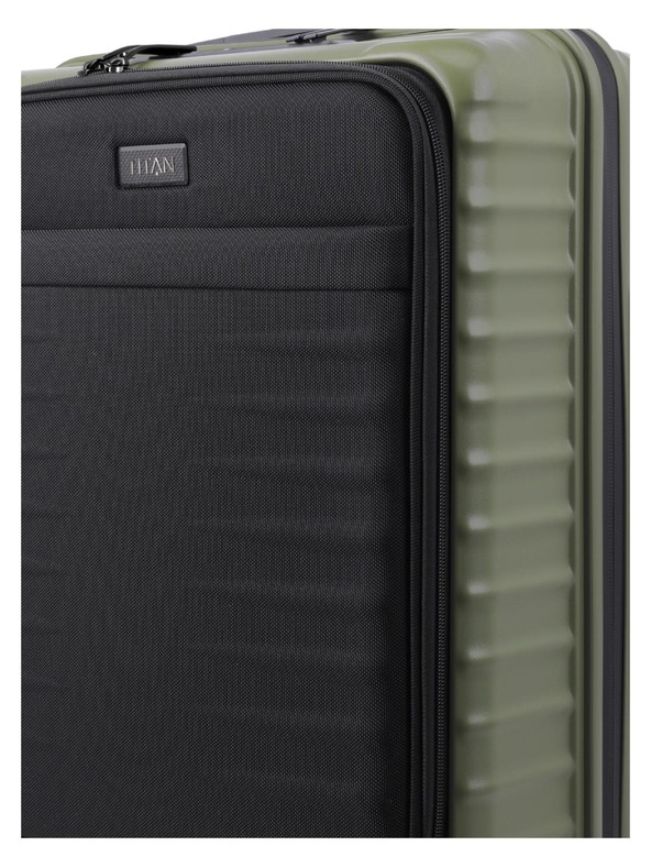 Titan Cestovní kufr Titan Upgrade S23 Front pocket Forest green