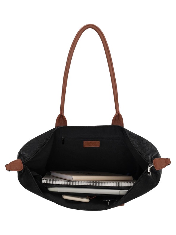 Charm London Brašna Charm London Buckingham 23816 Black Cognac