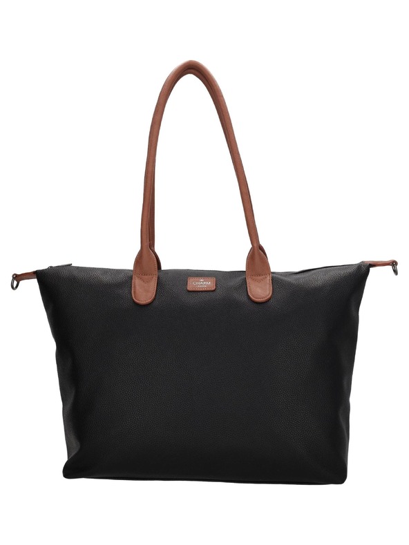 Charm London Brašna Charm London Buckingham 23816 Black Cognac