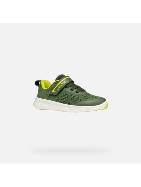 Geox Zelené chlapecké tenisky Geox Foot-Run