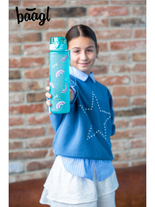 BAAGL  BAAGL Tritanová láhev na pití Duha, 1000 ml