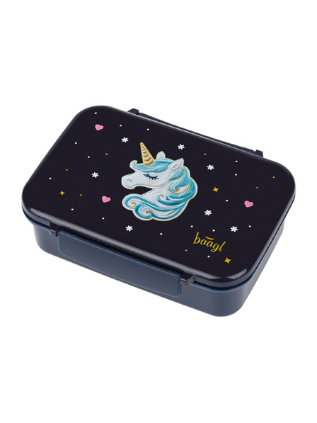 BAAGL  BAAGL Box na svačinu s přihrádkami Unicorn Gold