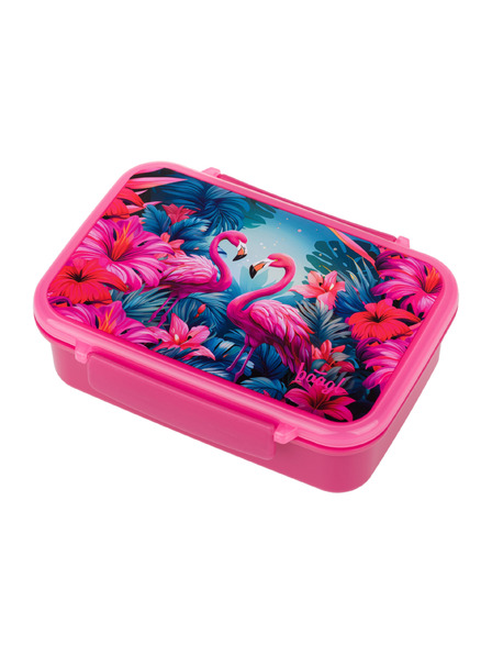 BAAGL  BAAGL Box na svačinu s přihrádkami Flamingo