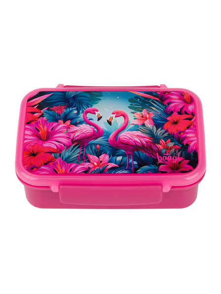 BAAGL  BAAGL Box na svačinu s přihrádkami Flamingo