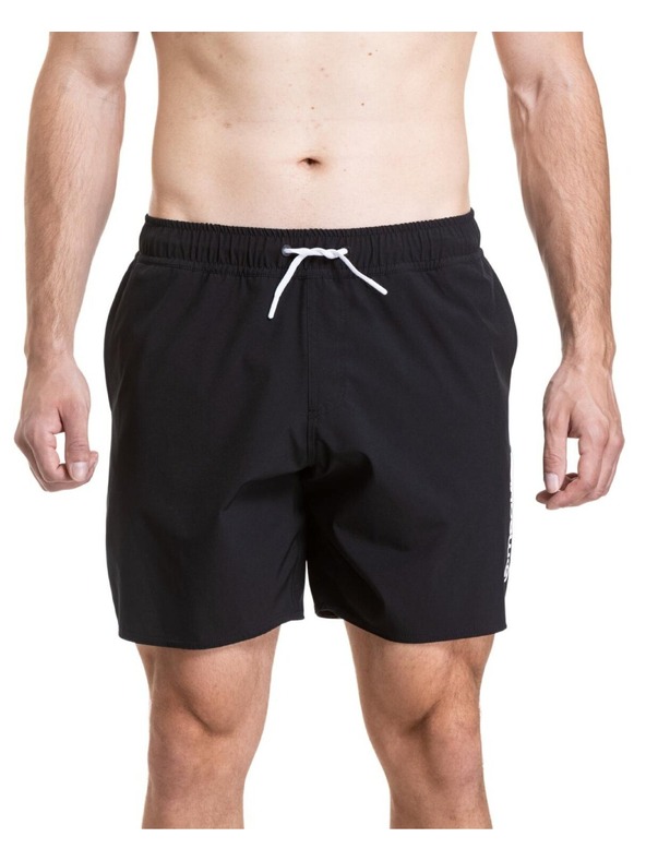 Meatfly Meatfly pánské plavky Keith Boardshorts 17" Black / White