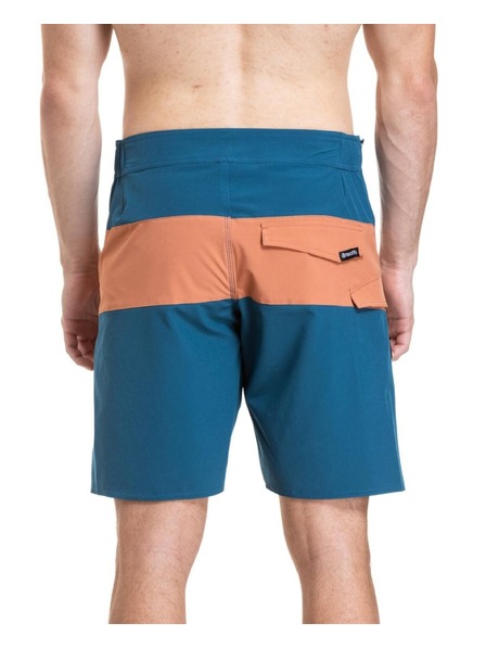Meatfly Meatfly pánské plavky Mitch Boardshorts 21" Super Teal / Sienna