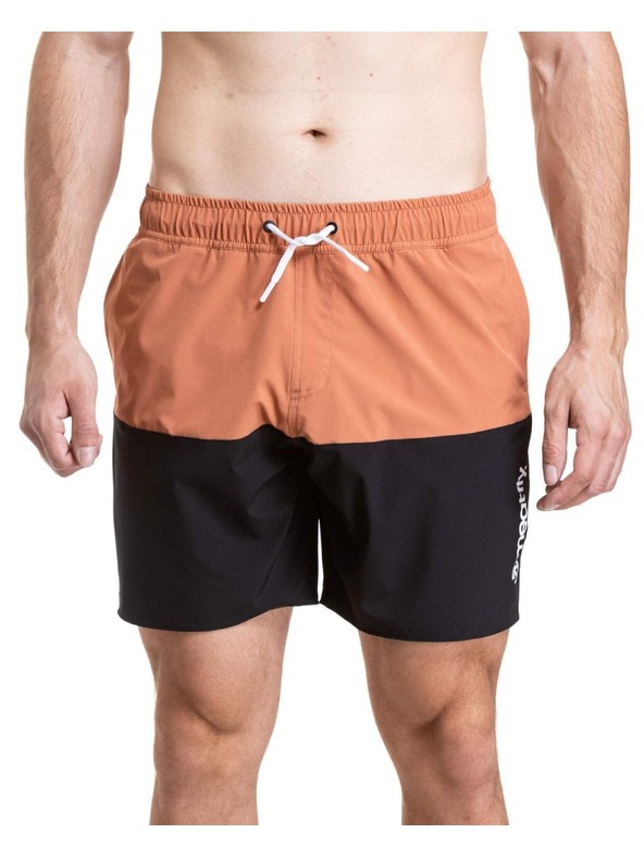Meatfly Meatfly pánské plavky Keith Boardshorts 17" Sienna / Black