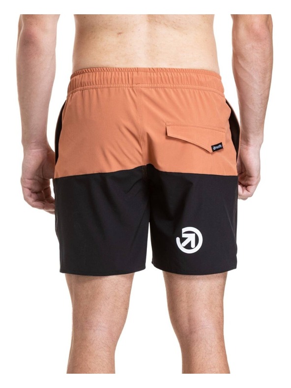 Meatfly Meatfly pánské plavky Keith Boardshorts 17" Sienna / Black