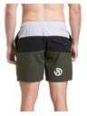 Meatfly Meatfly pánské plavky Keith Boardshorts 17" Olive / Black / Quiet Gray