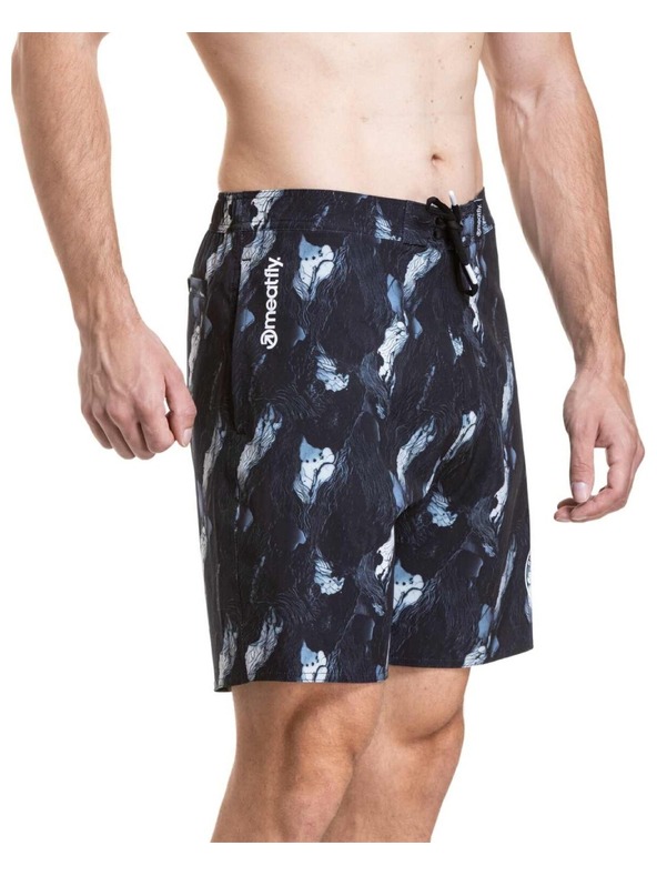 Meatfly Meatfly pánské plavky Ernie Boardshorts 19" Deep Lake