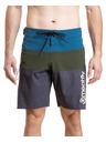 Meatfly Meatfly pánské plavky Mitch Boardshorts 21" Olive / Super Teal