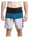 Meatfly Meatfly pánské plavky Mitch Boardshorts 21" Black / Quiet Gray / Smoky