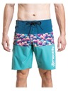 Meatfly Meatfly pánské plavky Mitch Boardshorts 21" Clouds