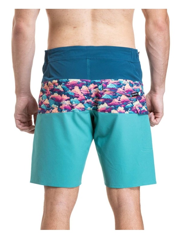 Meatfly Meatfly pánské plavky Mitch Boardshorts 21" Clouds