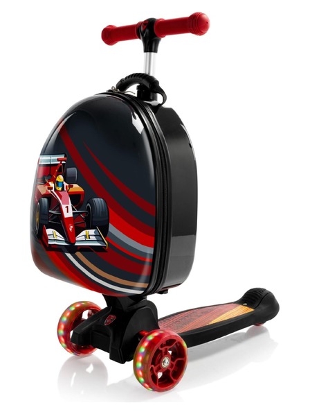 Heys Dětský kufr Heys Turbo Tots Scooter Race Car