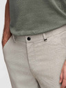 Ombre Clothing Pánské chino kalhoty REGULAR FIT s elastickým pasem - šedé a béžové V1 P1525 Ombre Clothing