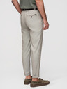Ombre Clothing Pánské chino kalhoty REGULAR FIT s elastickým pasem - šedé a béžové V1 P1525 Ombre Clothing