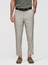 Ombre Clothing Pánské chino kalhoty REGULAR FIT s elastickým pasem - šedé a béžové V1 P1525 Ombre Clothing