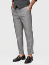 Ombre Clothing Pánské chino kalhoty REGULAR FIT s elastickým pasem - šedé V2 P1525 Ombre Clothing