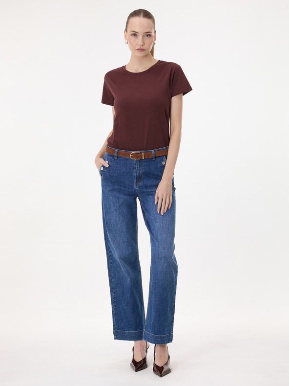 Orsay Modré dámské wide leg džíny ORSAY