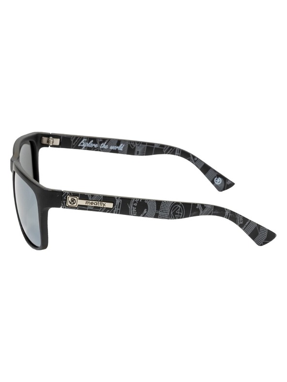 Meatfly Meatfly sluneční brýle Ronnie Polarized Blueprint / Black