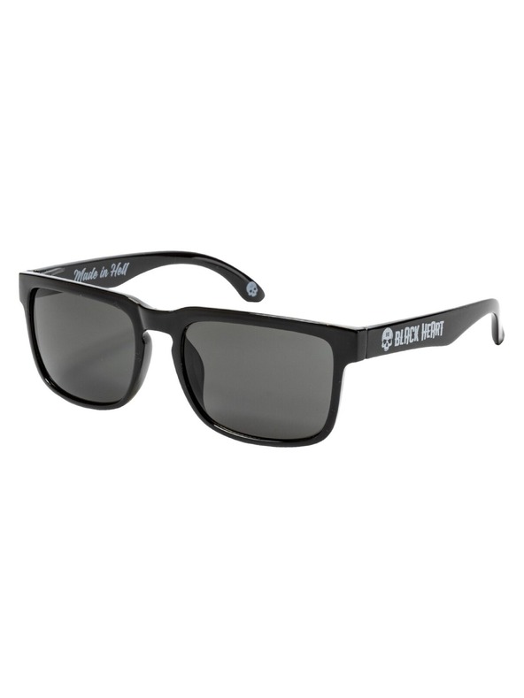 Meatfly Meatfly sluneční brýle Memphis Black Heart / Black / Gray