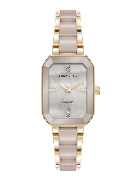 Anne Klein Dámské hranaté hodinky Anne Klein AK/5260TNGB