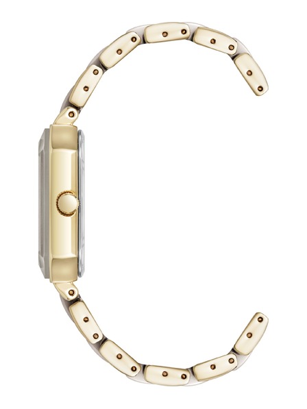 Anne Klein Dámské hranaté hodinky Anne Klein AK/5260TNGB