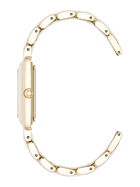Anne Klein Dámské hranaté hodinky Anne Klein AK/5278GPWT
