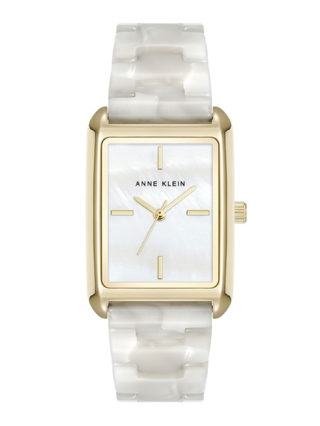 Anne Klein Dámské hranaté hodinky Anne Klein AK/5290GPIV