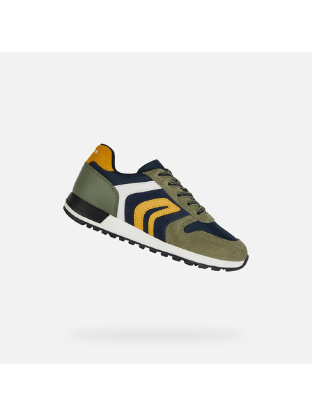 Geox Khaki chlapecké tenisky Geox Alben