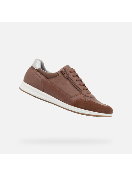 Geox Hnědé pánské tenisky Geox Avery