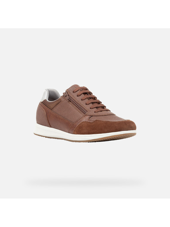 Geox Hnědé pánské tenisky Geox Avery