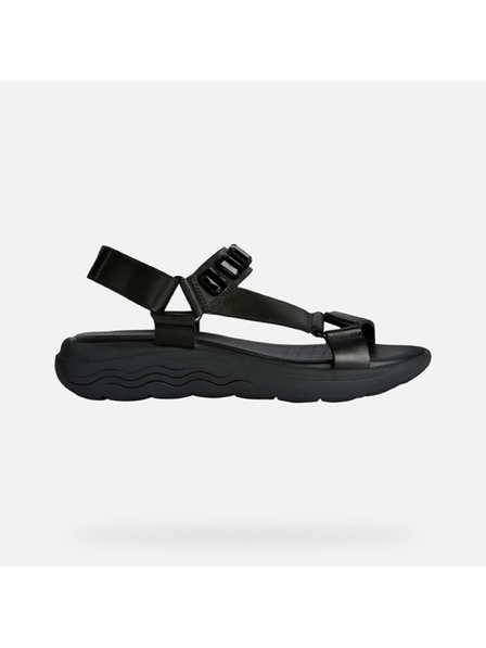 Geox Černé dámské sandály Geox Spherica EC5W