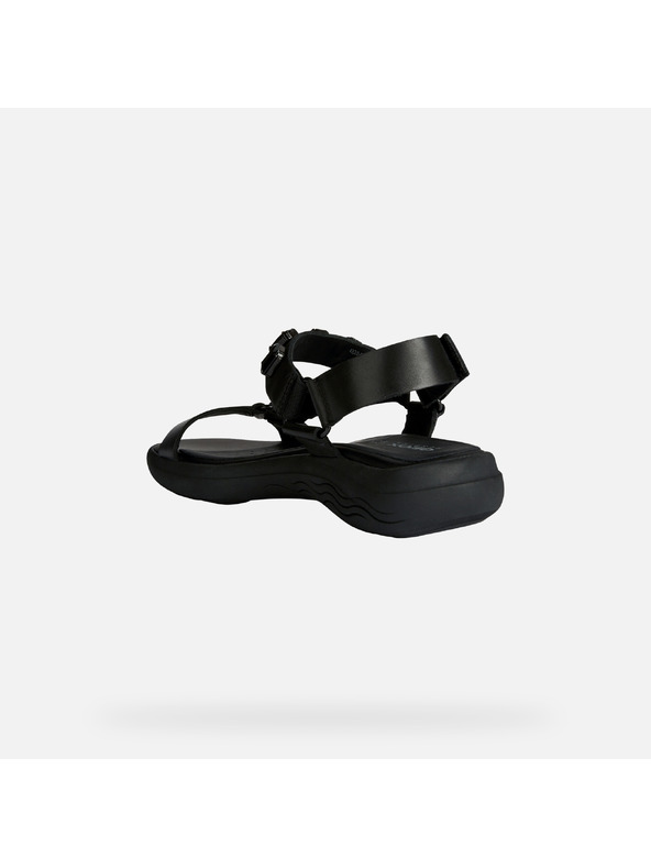 Geox Černé dámské sandály Geox Spherica EC5W