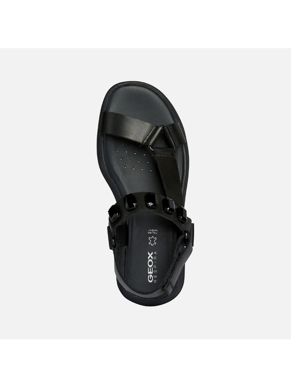 Geox Černé dámské sandály Geox Spherica EC5W