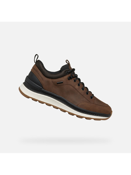 Geox Hnědé pánské tenisky Geox Spherica Actif X2